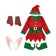 thumbnail image 2 of Disfraz de navideño para cosplay con sombrero, conjunto de ropa con orejas de para Halloween, cumpleaños, disfraces, festivales y carnaval XL para 140 a 150 cm, 2 of 9