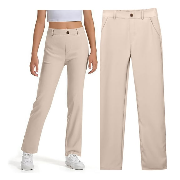 Big Kid Boys' Little Stretch Twill Skinny Leg Pant with Pockets, School Uniforms for Kids and Teens Purple 11-12 Years