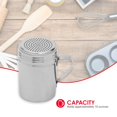 10 oz. Stainless Steel Dredge Condiment and Spice Shaker with Easy Grip
