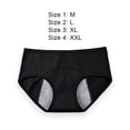 thumbnail image 3 of Sonducket 6 unids/set de ropa interior Menstrual para adolescentes, pantalones transpirables y a prueba de fugas para mujeres Ropa interior Negro M, 3 of 6