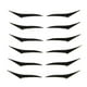 thumbnail image 1 of Pegatinas Para Delineador De Ojos, Adhesivo Para Delineador De Ojos, Pegatinas Reutilizables Para Maquillaje De Párpados 6 Pares Cateissary CE008350-03, 1 of 6