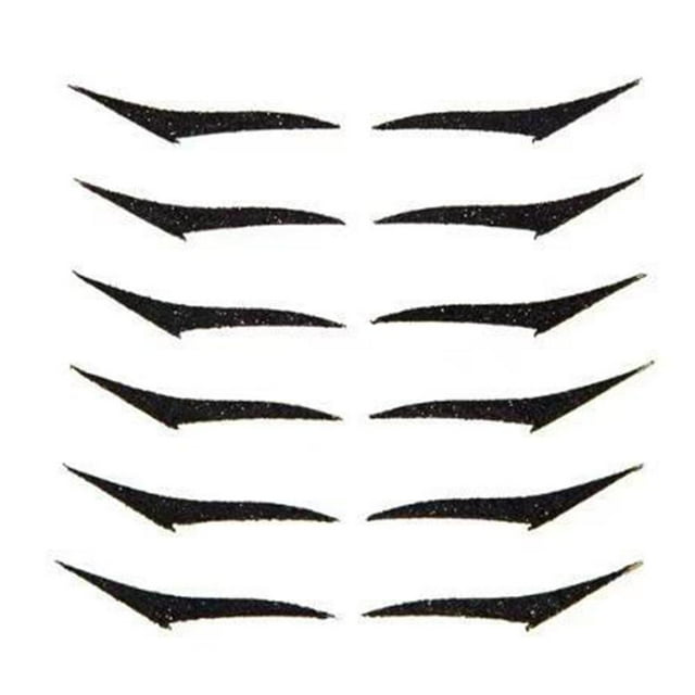 Pegatinas Para Delineador De Ojos, Adhesivo Para Delineador De Ojos, Pegatinas Reutilizables Para Maquillaje De Párpados 6 Pares Cateissary CE008350-03
