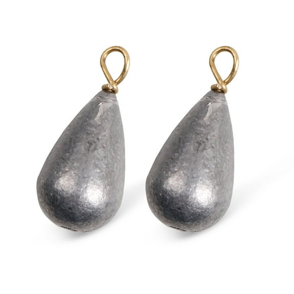 40pcs Fishing Weights Sinkers Bass Casting Worm Sinker Bullet Sinker 1/8oz-1/2oz