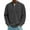 02#Black, variant on Men's Corduroy Sweatshirts Quarter-Zipper Casual Stand Collar Long Sleeve Ribbed Golf Shirts Khaki 4XL