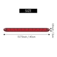 thumbnail image 6 of 2Pcs Red 15 Inch 11 Led Trailer Light Bar Sealed Stop Turn Tail Park Third 3Rd Brake Light Truck Trailer Marker Id Bar Waterproof, 6 of 8