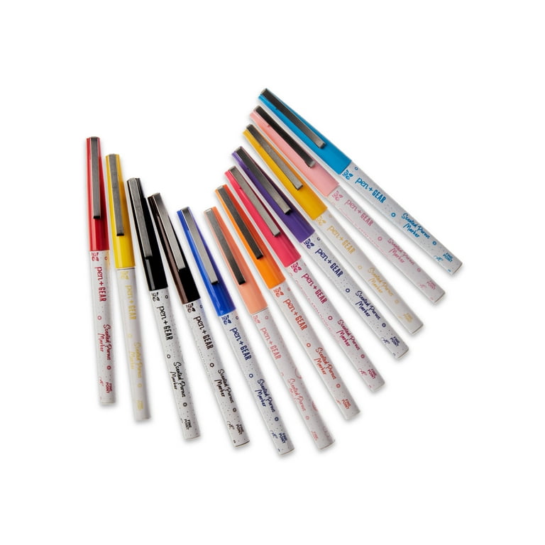 Doms Metallic Super Soft Fine Point Tip Marker Pens (Set of 10