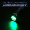 thumbnail image 5 of Unique Bargains AC/DC110V 6mm Flush Panel Metal Shell Green LED Indicator 150mm Cable 3 Count, 5 of 5