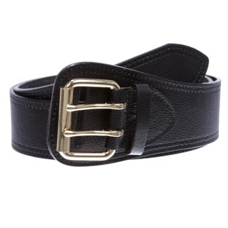 eVogues Plus Size Leatherette O-ring Buckle Elastic Wide  display picture 1