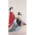 thumbnail image 2 of Yamaguchi Soken 14x24 Gold Ornate Framed and Double Matted Museum Art Print Titled - Ladies of the Warrior Class (First Half 19th Century), 2 of 4