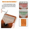 thumbnail image 6 of Kalimba Thumb Piano 21 Keys, Portable Kalimba Thumb Piano, Thumb Piano for Adults, Kids and Beginners, 6 of 6