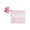 Pink, variant on Contemporary Soft Makeup Bag With Lace Detail Modern Coin Purse Korean Styles Cloud Inspired Cosmetic Bag