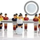 thumbnail image 2 of KAKOWELY 3 pelotas de futbolín profesionales resistentes al desgaste, repuestos portátiles para futbolín., 2 of 5