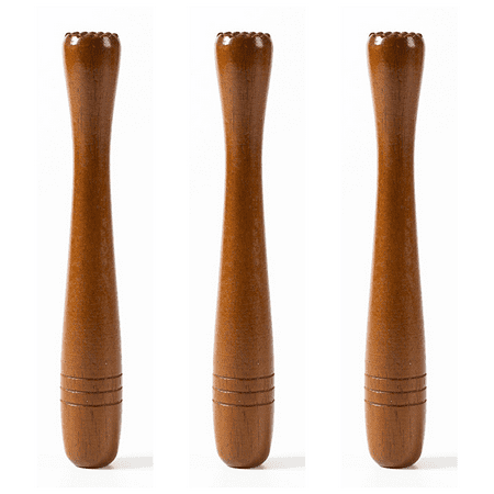 

Cocktail Muddler Wood Bar Stick Mojito Masher Mixer Bar Tool Essentials for Juice Drinks Durable Wine Pourer