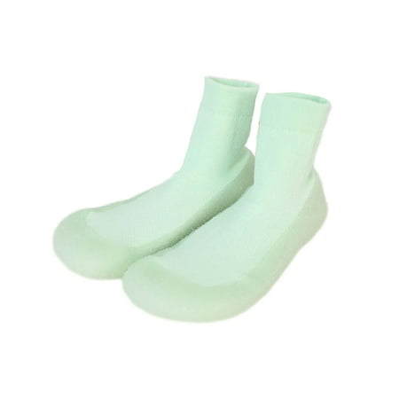 

Ymiytan Women Lightweight Yoga Shoes Workout Breathable Mid Top Flats Walking Anti-Slip Socks Glowing Light Green 6