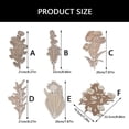 thumbnail image 5 of HONCLL Plant Stamp Retro Flower Stamp Wood Stamp Plant Decorative Stamp DIY Art Craft Stamp for Crafting Scrapbook Painting, 5 of 12