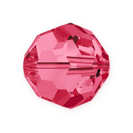 Swarovski Round Crystal Bead 5000 8mm Indian Pink (Package of