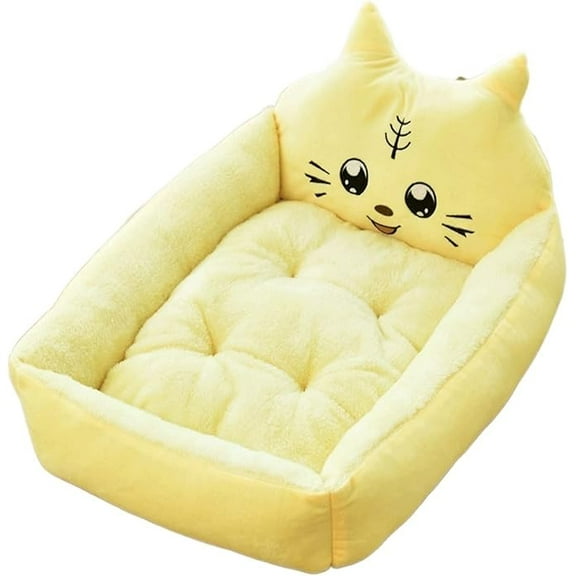 Pet Beds Pet Kennel Winter Warm Dog Mat Cat House Dog Blanket Large Small and Medium-Sized Dog Bed Soft Dog Sofa Bed Pet Supplies (Color : A, Size : L 70cm)