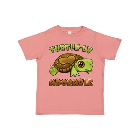 

Inktastic Turtle-ly Adorable Cute Turtle Gift Toddler Boy or Toddler Girl T-Shirt