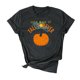 thumbnail image 1 of Camiseta holgada de manga corta con estampado de mueca Retro de Halloween para hombre y mujer Pompotops hfajkhk140251, 1 of 4