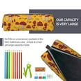 thumbnail image 5 of Fotbe Mushroom Pattern Leather Pencil Case, Pencil Pouch with Durable Zipper, Compact and Stylish Organizer for Stationery, Art Supplies, Travel Essentials, 5 of 7