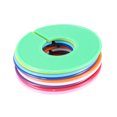 thumbnail image 3 of Minkissy 12Pcs Round Closet Dividers For Clothes Organiser Green Bright Color Design, 3 of 7