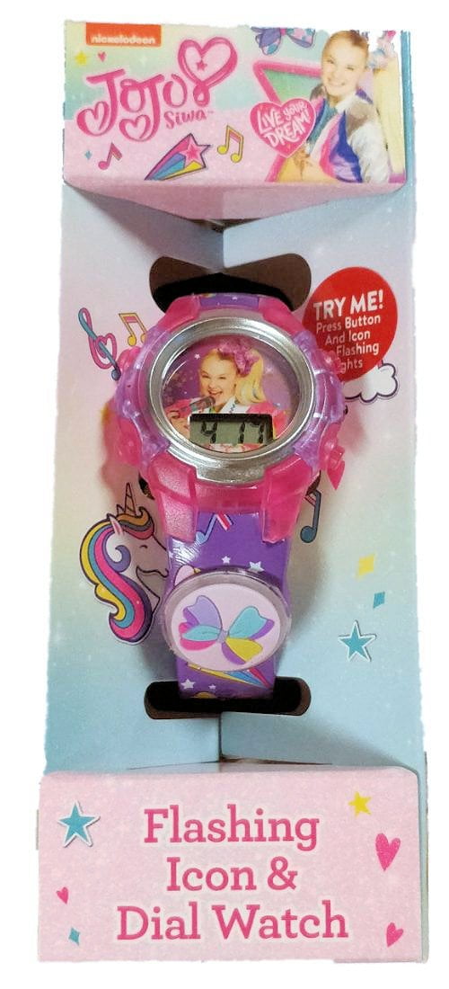 Nickelodeon JoJo Siwa Child Unisex Wristwatch JoJo Siwa Flashing Icon