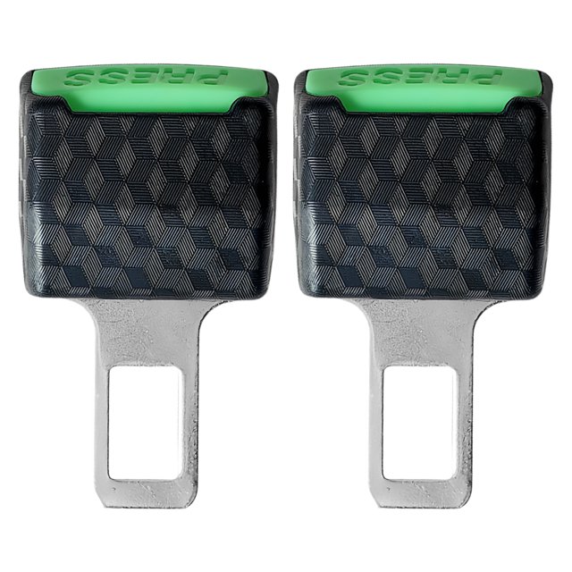 Hebilla de bloqueo de asiento de seguridad para coche adaptador de cinturón de extensión ajustable 2 uds.