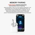 thumbnail image 6 of SOATUTO Wireless Earbuds Bluetooth Earbuds with Charging Case Wireless Headphones Waterproof Earphones Noise Cancelling Headset Long Battery Bluetooth Headphones with Mic for iPhone Android - White, 6 of 6