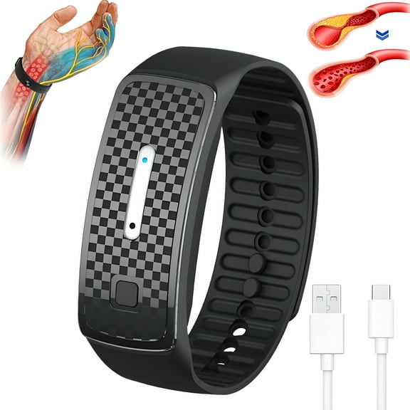 XIRQI Wristband, Titanium Wristband, Fat Blasting and Detoxing Wristband Black