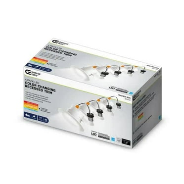 (4-Pk) Commercial Electric Dimmable Recessed LED Light 65W NS01FA10ERA-24