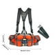 thumbnail image 2 of Apmemiss Hiking Fanny Pack with Water Bottle Holder & Double Shoulder Straps, Hiking Essentials for Men Women Waterproof Outdoor Waist Bag, Lumbar Backpack for Fishing Hunting Running Sports, 2 of 3