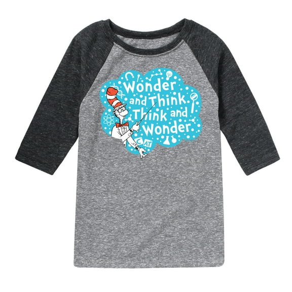 Cat in the Hat - Wonder And Think - Kids Raglan