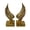 Gold, variant on Things2Die4 Things2die4 Elephant Decorative Bookends, Antique Copper Finish, 2 Count