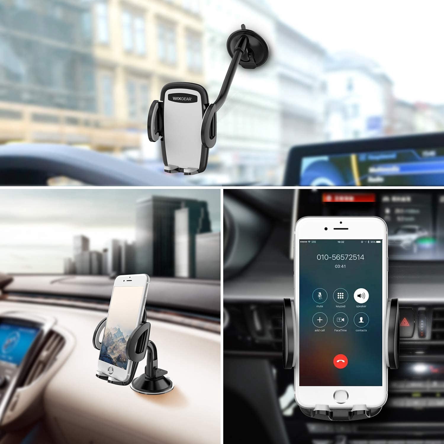 Porta Telefono Auto Supporto Magnetico Per Cellulare Da Auto - Da Attaccare Alla Presa D'Aria, Universale Maico Mobil