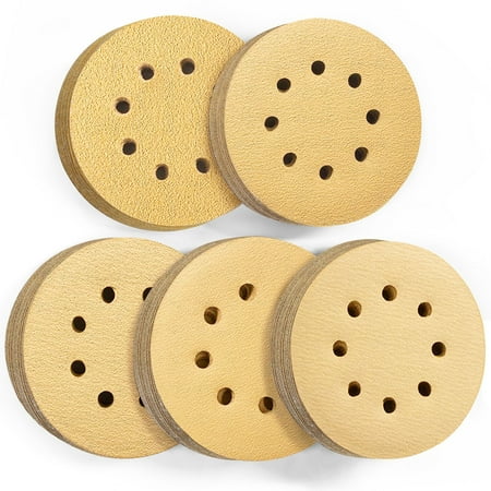 

LotFancy 5 in Sanding Discs 100Pcs Random Orbital Sander Sand Paper
