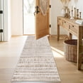 thumbnail image 4 of Boho 2'x6' Washable Hallways Rug, 2x6FT Runner Rug with Rubber Backed, Vintage Runners for Laundry Non Slip Carpet Khaki Lightweight Door Mat Indoor Entrance, 4 of 7