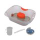 thumbnail image 4 of Lavabo de cabecera jinwen con cojín para la cabeza 48 cm x 35 cm x 14 cm Gris, 4 of 8
