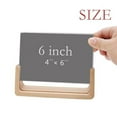 thumbnail image 2 of Battery Endurance Energy Stamp Pattern Photo Wooden Photo Frame Tabletop Display, 2 of 5
