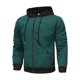 thumbnail image 1 of Men's Casual Camouflage Sports Sweatshirt Long Sleeve Zipper Hooded Jacket Coat L, 1 of 4