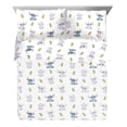 thumbnail image 3 of Saturday Park Disney Lilo & Stitch Watercolor Vibes 100% Organic Cotton Sheet Set, Queen, 3 of 9