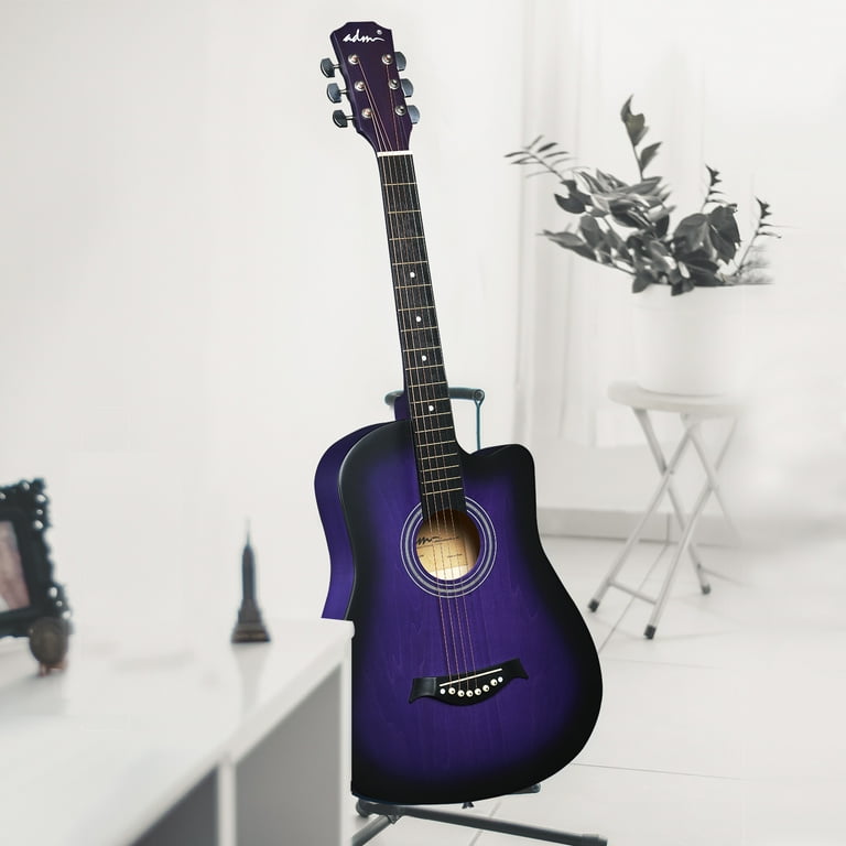 ADM 38'' Acoustic Cutaway Guitar for Kids, Adults, Beginners