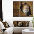 thumbnail image 3 of Design Art Tanzania Wildlife Map Design Canvas Print, 3 of 3