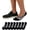 Assorted 5-black,8 Pairs, variant on Mens No Show Socks 6/8 Pairs Thin Low Cut Non Slip Socks for Loafers Sneakers Boat Shoes Size 5-11/10-13