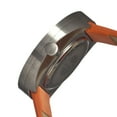 thumbnail image 3 of Simplify The 300 Leather-Band Unisex Watch W/ Date - Orange, 3 of 3