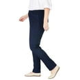thumbnail image 2 of Woman Within Plus Size Straight Leg Fineline Jean Jeans, 2 of 4