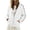 White, variant on vdgthytj Sweatshirts for Women Full Zip Long Sleeve Drop Shoulder Side Striped Hooded Jackets Fall Winter Athleisure Outerwear with Pockets(X-Large,White)