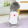 thumbnail image 4 of NIBOLOG Pet Clothes Eye-catching Super Soft Cotton Puppy Fade-resistant Skirt Pet Garment for Travel, 4 of 8