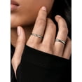 thumbnail image 4 of FaithHeart Classic Plain Ring for Men Women Stainless Steel Band Rings 2mm Width Polished Silver Wedding Band Jewelry Gift for Son Dad Fathers Day, 4 of 9