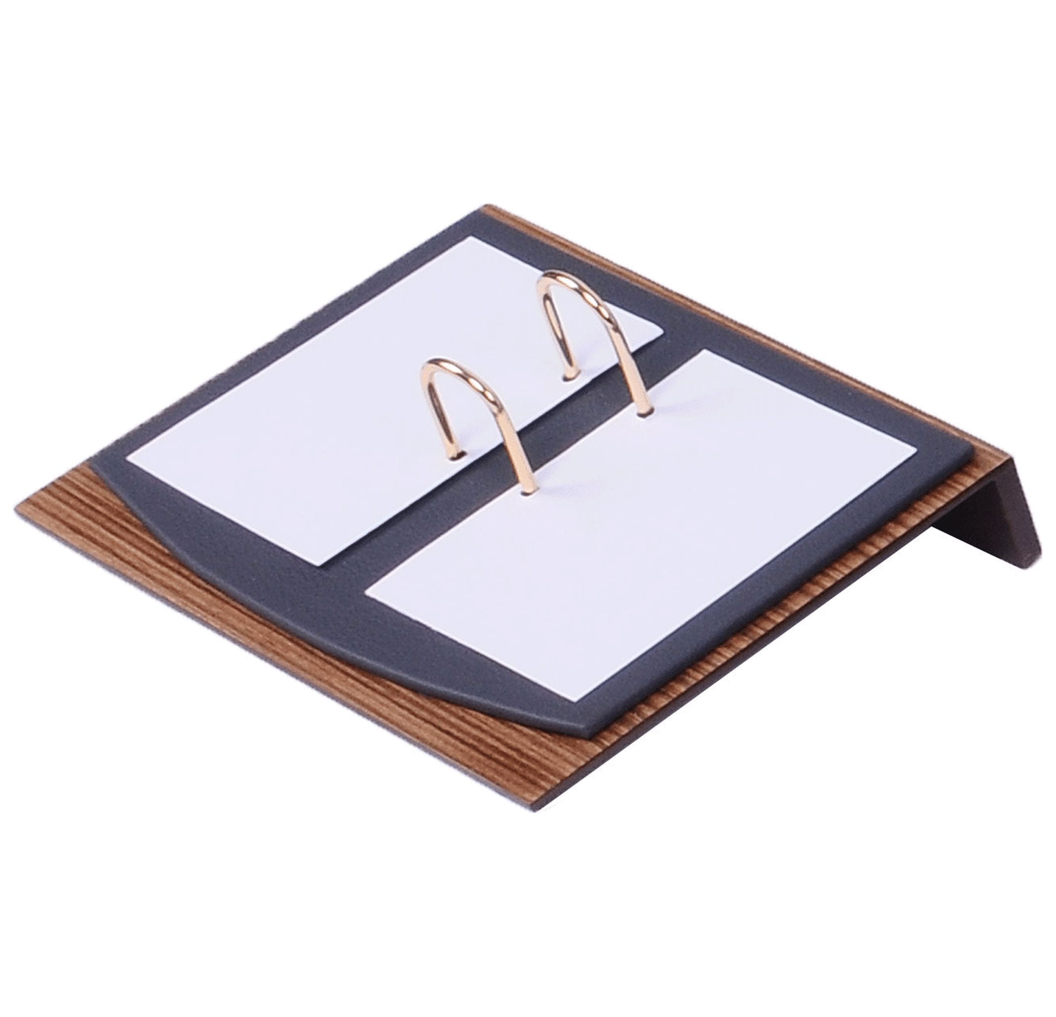 Lux Leather Desk Accessories - Leather Desk Organizer -Desk Organizer for Men Walnut Wood Combination Best Gift for Lawyers, Managers and Bosses - Desk Mat - 11 PCS