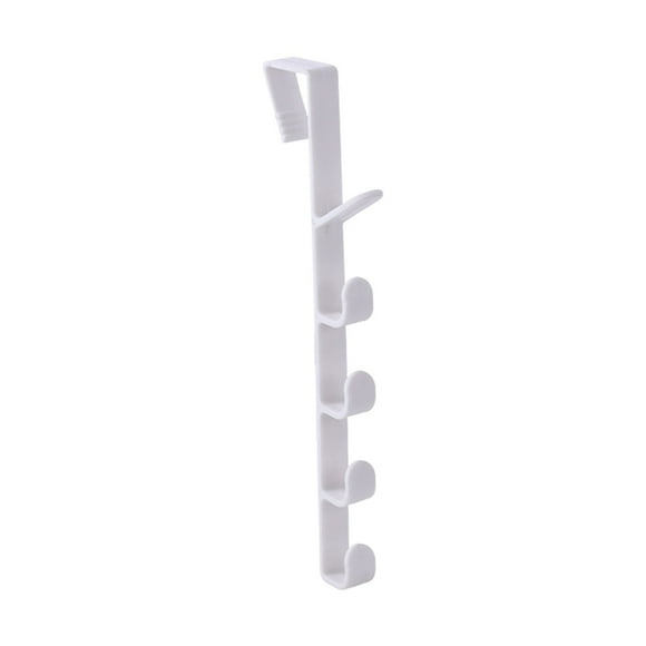 LQXZWJY Over The Door Hooks, Door Hanger Hooks for Hanging, Over The Door Towel Racks for Bathroom with 5 Coat Hooks, Over The Door Hanger, Coat Rack Hat Rack Over The Door Organizer